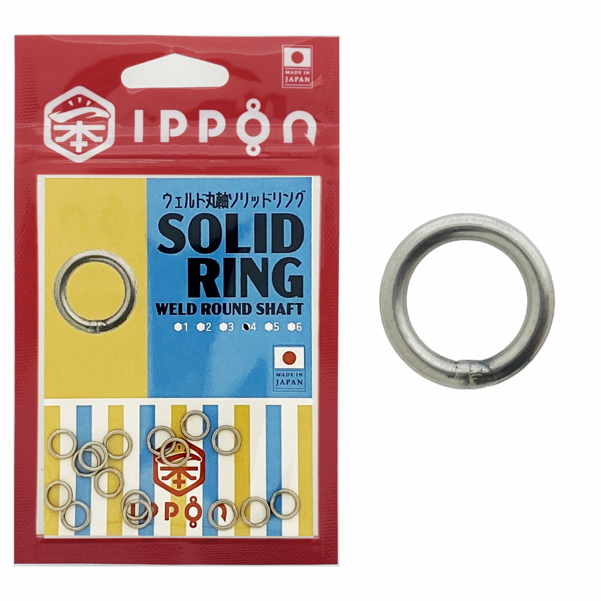 IPPON (一本) ウェルド丸軸ソリッドリング